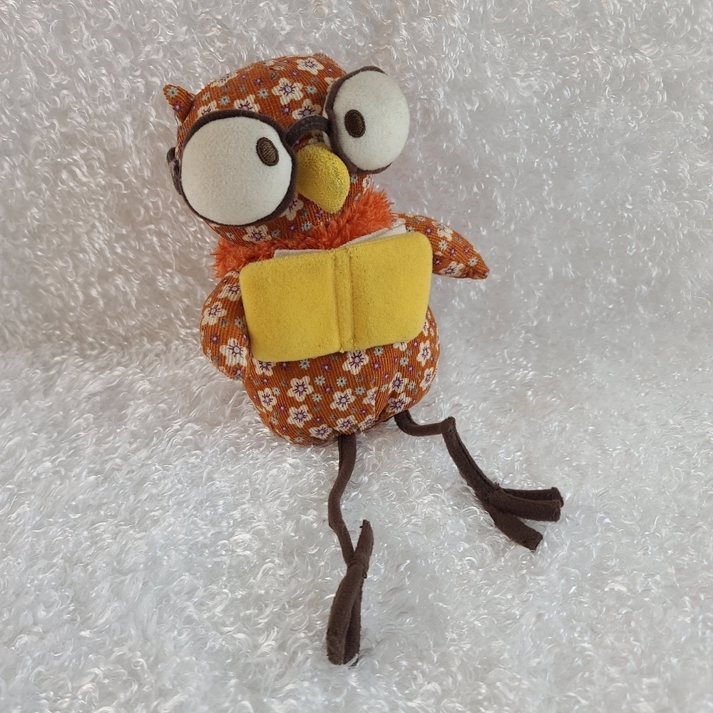 Starbucks Barista Stuffed Corduroy Owl Circa 2007